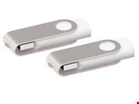USB stick Twister 2.0 wit 2Gb