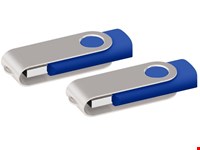 USB stick Twister 2.0 blauw 8Gb