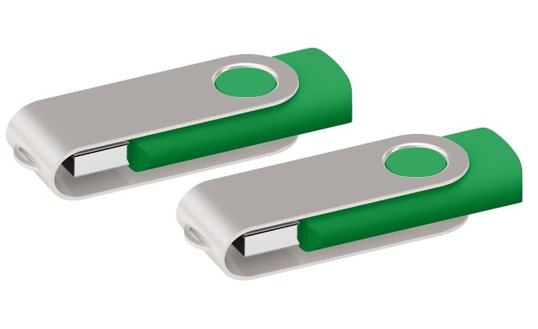 USB stick Twister 2.0 groen 1Gb