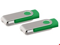 USB stick Twister 3.0 groen 32Gb