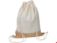 Gymbag van katoen en jute