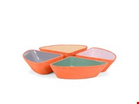 SENZA Terracotta Triangel Schaaltjes Multi-kleur /4