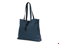 NORLÄNDER Dull PU Shopper Blauw