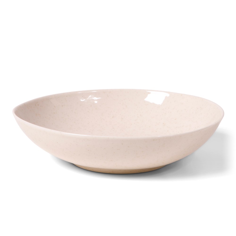 SENZA Diep Bord Mikos 22cm Porselein Beige