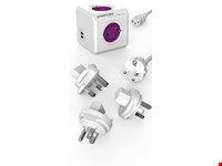 PowerCube ReWirable Duo USB + 3x plug + 1mtr IEC cable EU
