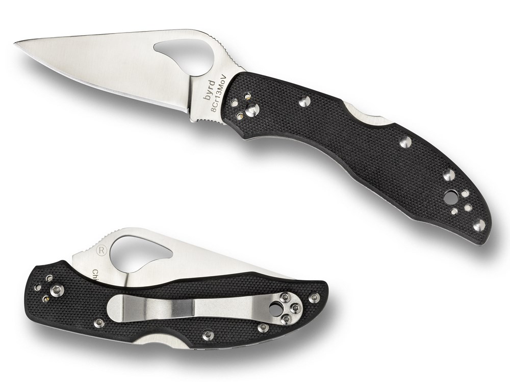 Spyderco Byrd Meadowlark 2 Black 8Cr13MoV PE