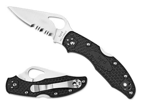Spyderco Byrd Meadowlark 2 Lightweight Black 8Cr13MoV CE