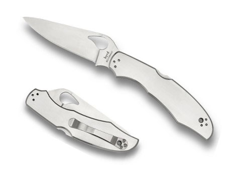 Spyderco Byrd Cara Cara 2 Silver 8Cr13MoV PE