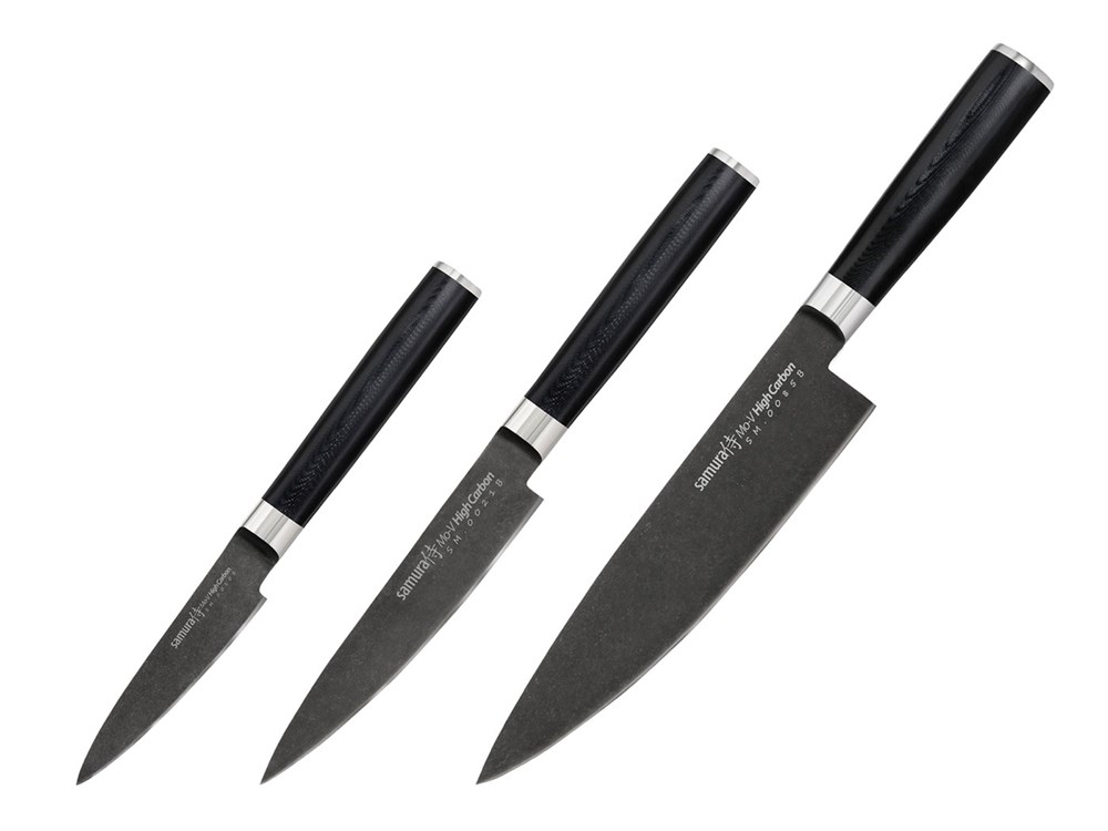 Samura Mo-V Stonewash Messenset 3-Delig
