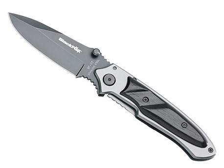 Black Fox Pocketknife Black Finish met Sandelwood inleg