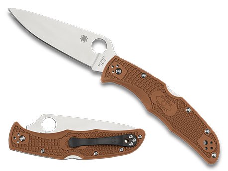 Spyderco Endura 4 Lightweight Brown VG-10 PE