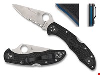 Spyderco Delica 4 Thin Blue Line Black VG-10 CE