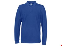 POLO PIQUE LONG SLEEVE MAN  Koninklijk Blauw 3XL