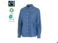 DENIM SHIRT LADY  Denim Blauw 38