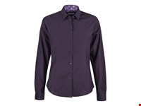 Purple Bow 142  Hemd Dames Paars S