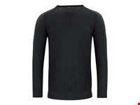 Merino U Gebreide Sweater Heren Zwart S