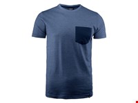Portwillow T-Shirt Unisex Donkerblauw Mêlée M