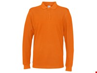 POLO PIQUE LONG SLEEVE MAN  Oranje XXL