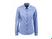 Red Bow 24 Hemd Dames Middenblauw Gestreept XS
