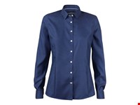 Purple Bow 49  Hemd Dames Marine/Witte Stip 3XL
