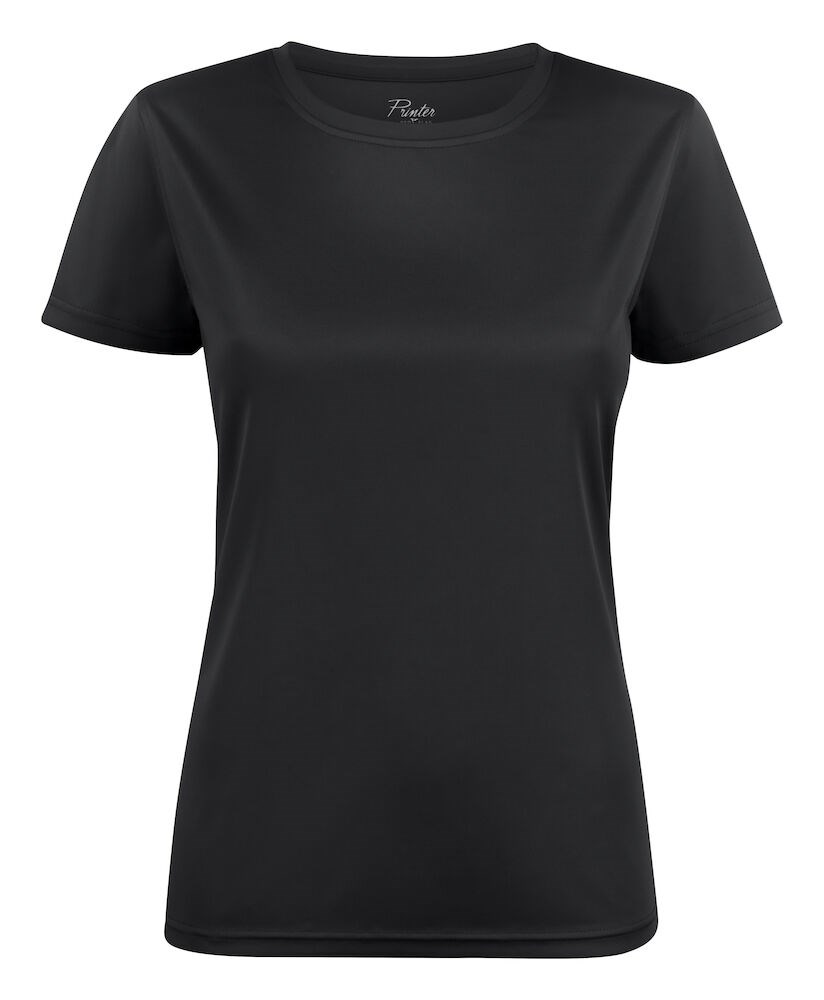 Run T-Shirt Dames Zwart XXL