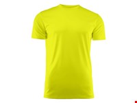 Run T-Shirt Heren Neon Geel L