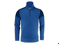 Prime  Sweater Halve Rits Unisex Kobalt/Marine XXL