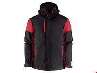 Prime Padded Softshell Jas Heren Zwart/Rood S