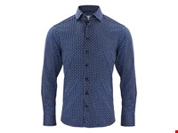 Indigo Bow 131  Hemd Slim Fit Heren Blauwe Print XXL