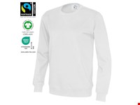 SWEATER CREW NECK UNISEX  Wit S