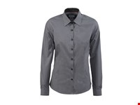 Red Bow 24 Hemd Dames Grijs Gestreept 4XL