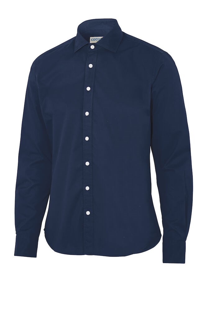 SHIRT TWILL SLIM FIT MAN  Marine 38