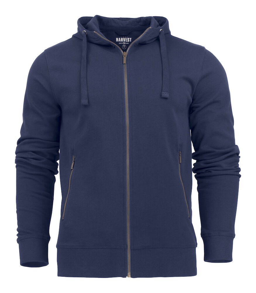 Duke Sweater Volledige Rits Heren Marine XL