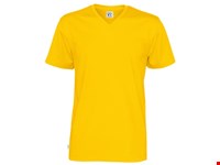 T-SHIRT V-NECK MAN  Geel XL