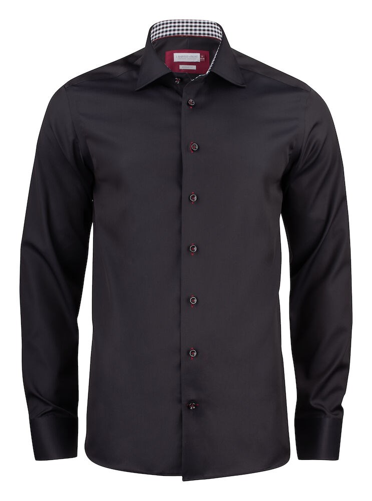 Red Bow 20  Hemd Regular Fit Heren Zwart/Rood 3XL