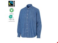 DENIM SHIRT COMFORT MAN  Denim Blauw 36
