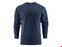 Heavy L/S T-Shirt Heren Marine XS