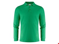 Surf Pro L/S  Polo Pique Heren Frisgroen S