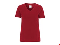 STRETCH V-NECK LADY  Rood XS