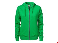 Overhead  Sweater Volledige Rits Dames Frisgroen XL