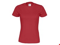 T-SHIRT LADY  Rood L