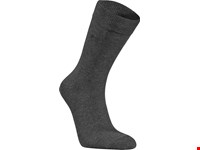 04 Solid Sokken Unisex Grijs 40-42