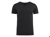 American V T-Shirt Heren Zwart S