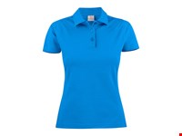 Surf Polo Pique Dames Oceaan Blauw S