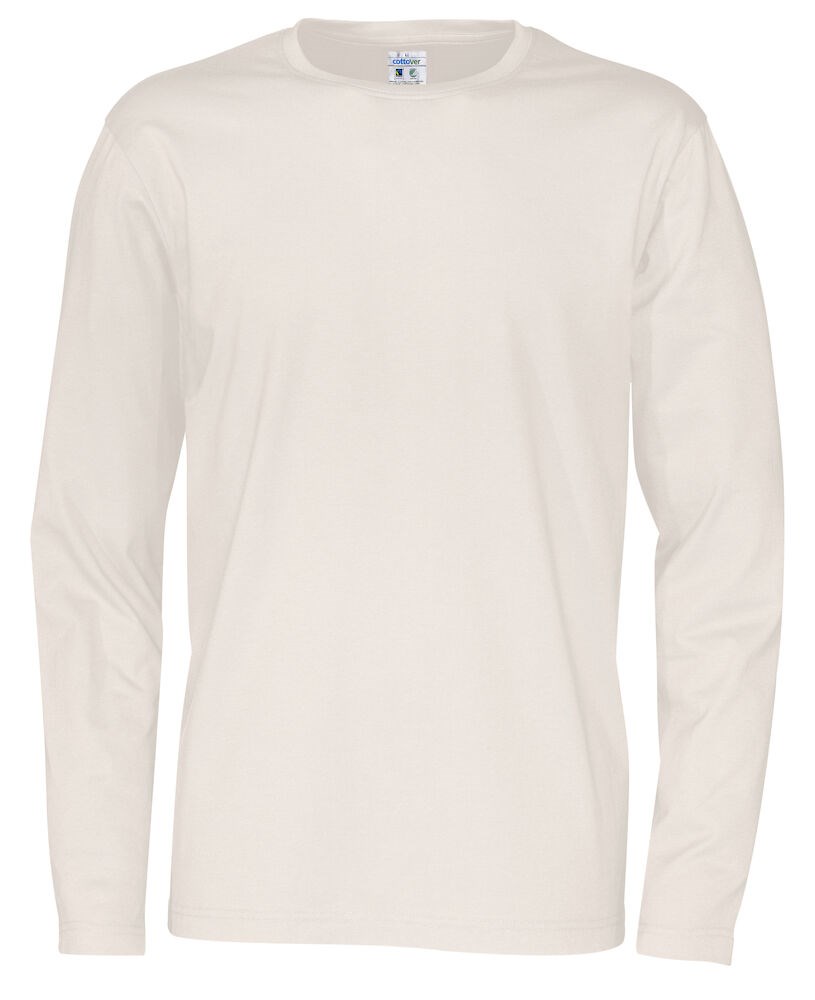 T-SHIRT LONG SLEEVE MAN  Gebroken Wit S