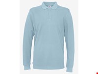 POLO PIQUE LONG SLEEVE MAN  Hemelsblauw 3XL