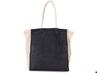 Kimood Shopper met plooi van mesh