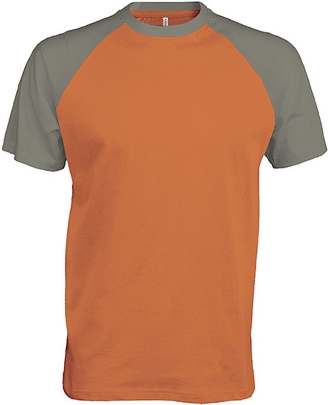 Kariban Baseball - Tweekleurig T-shirt