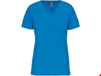 Kariban Dames-t-shirt BIO150 V-hals