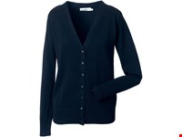 Russell Ladies' V-neck Knitted Cardigan